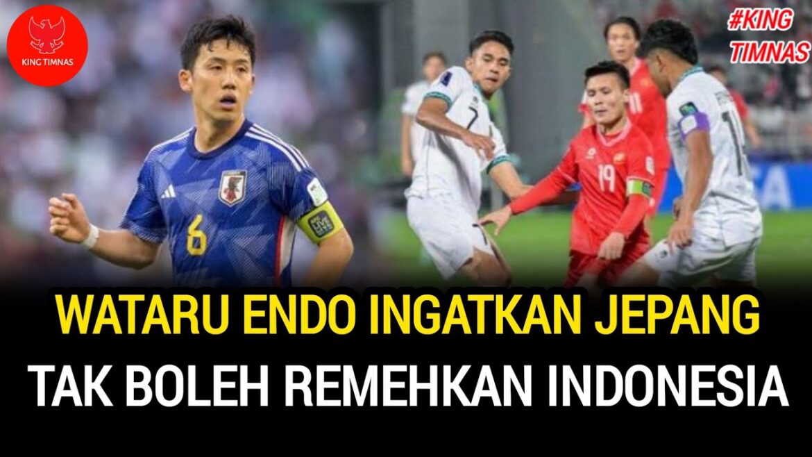 Wataru Endo rappelle au Japon de ne pas sous-estimer l'équipe nationale indonésienne