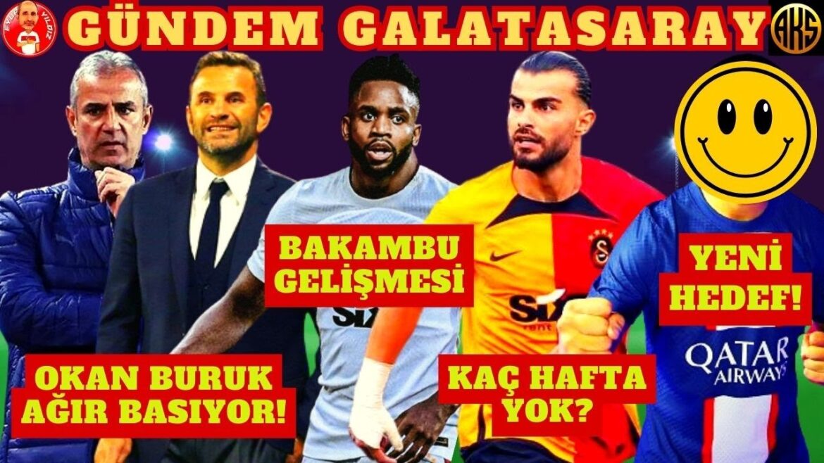 GALATASARAY EST LE CANDIDAT LE PLUS FORT POUR LE CHAMPIONNAT |  NOUVELLE CIBLE DANS LE TRANSFERT DE MILIEU DE TERRAIN !  DÉVELOPPEMENT FLASH BAKAMBU