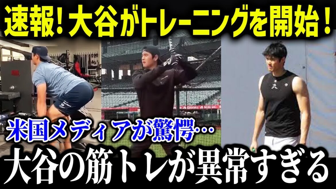 Shohei Otani commence enfin ! Les médias américains ont été choqués par le contenu de la formation d'Otani ![Réaction à l'étranger/MLB/Major/Baseball]