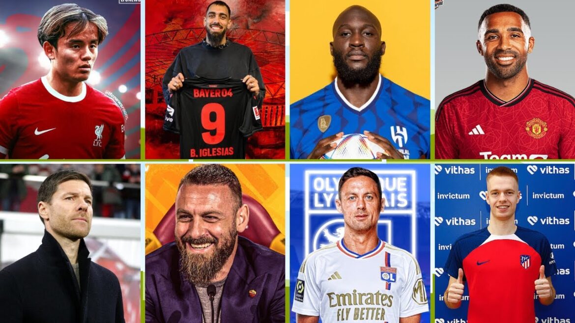 Kubo et Alonso à Liverpool, Lukaku à Al Hilal, Matic à Lyon, De Rossi à l'AS Roma, Wilson à MU