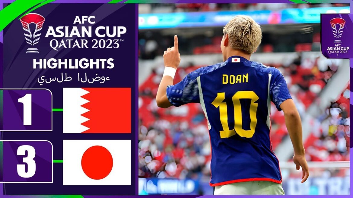 But de Ritsu Doan | Bahreïn contre le Japon 1-3 Faits saillants prolongés | Coupe d'Asie de l'AFC 2023