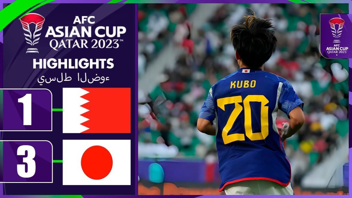 But de Takefusa Kubo | But de Takefusa Kubo | Bahreïn contre Japon 1-3 Faits saillants prolongés | Coupe d'Asie de l'AFC 2023