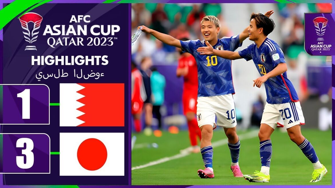 But de Ritsu Doan | Bahreïn contre le Japon 1-3 Temps forts des prolongations | Coupe d'Asie de l'AFC 2023