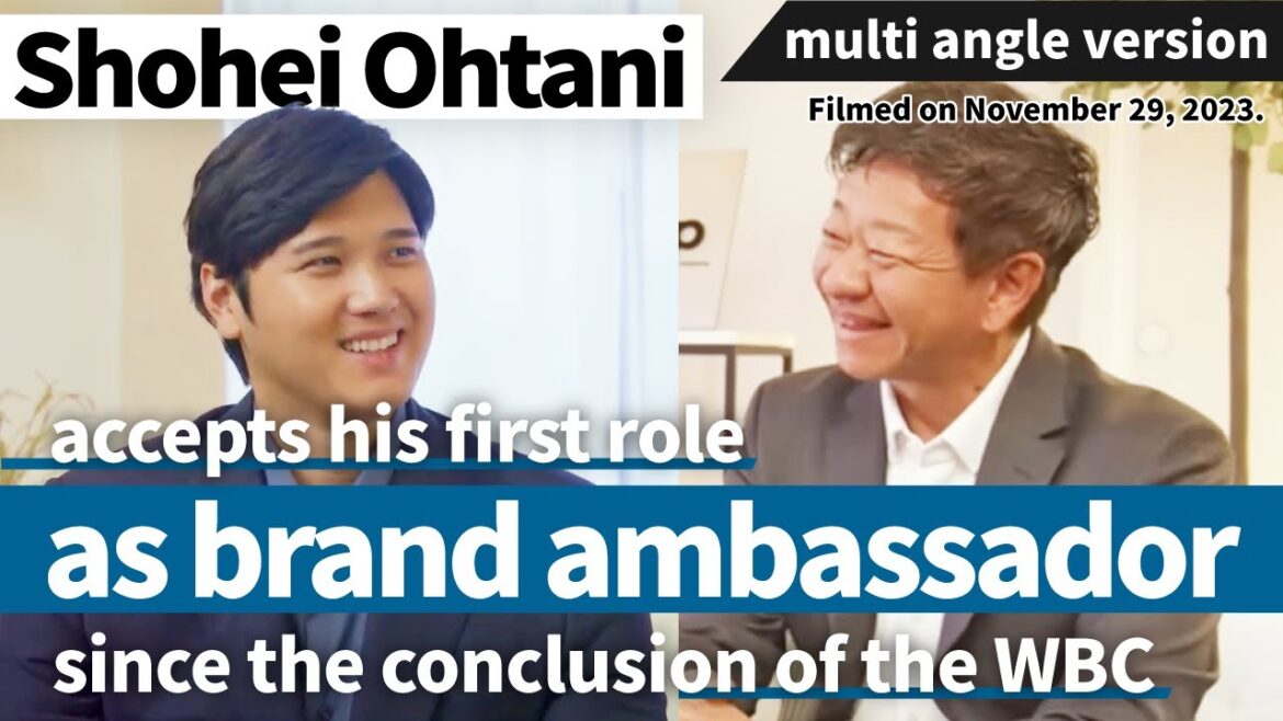 Shohei Ohtani Interview exclusive_ Nommé ambassadeur de la marque dip 【dip Corporation Official】