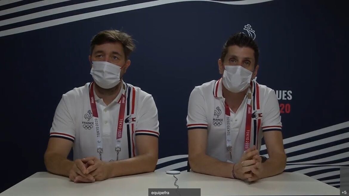 Conférence de Presse Tokyo 2020 - FFE : Stéphane Le Roy et Émeric Clos