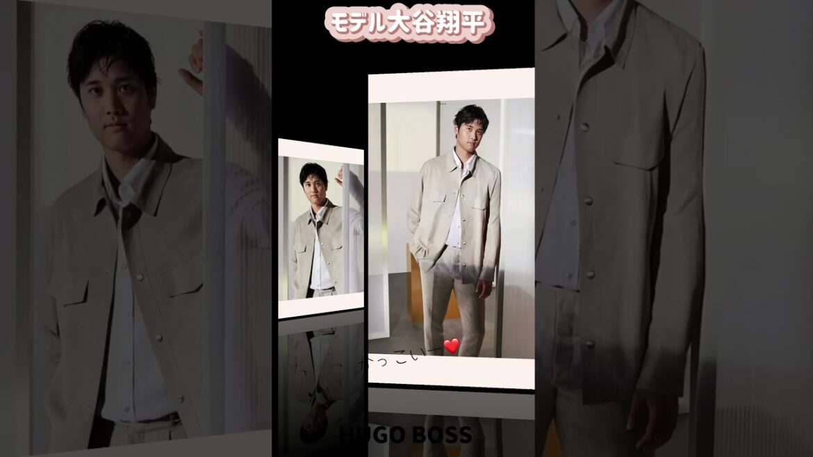 Shohei Ohtani devient le mannequin du site HUGOBOSS😱Il est tellement cool💕HUGOBOSS Modèle Ohtani Shohei #shorts #hugoboss #dodgers #mbl