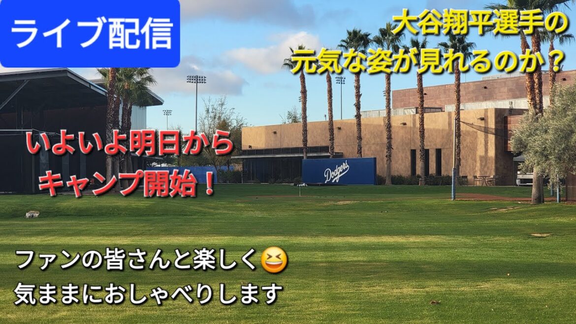 [Live Streaming]Pourrons-nous voir l'apparition énergique de Shohei Otani❓ Le camp commence enfin demain ⚾️ Nous allons nous amuser et discuter librement avec les fans ✨ Shinsuke Handyman est actuellement en streaming en direct !
