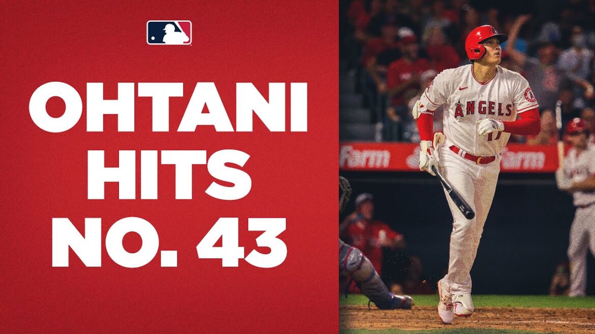 Ohtani s'en va !  Shohei ÉCRASE le home run numéro 43 de l'année !