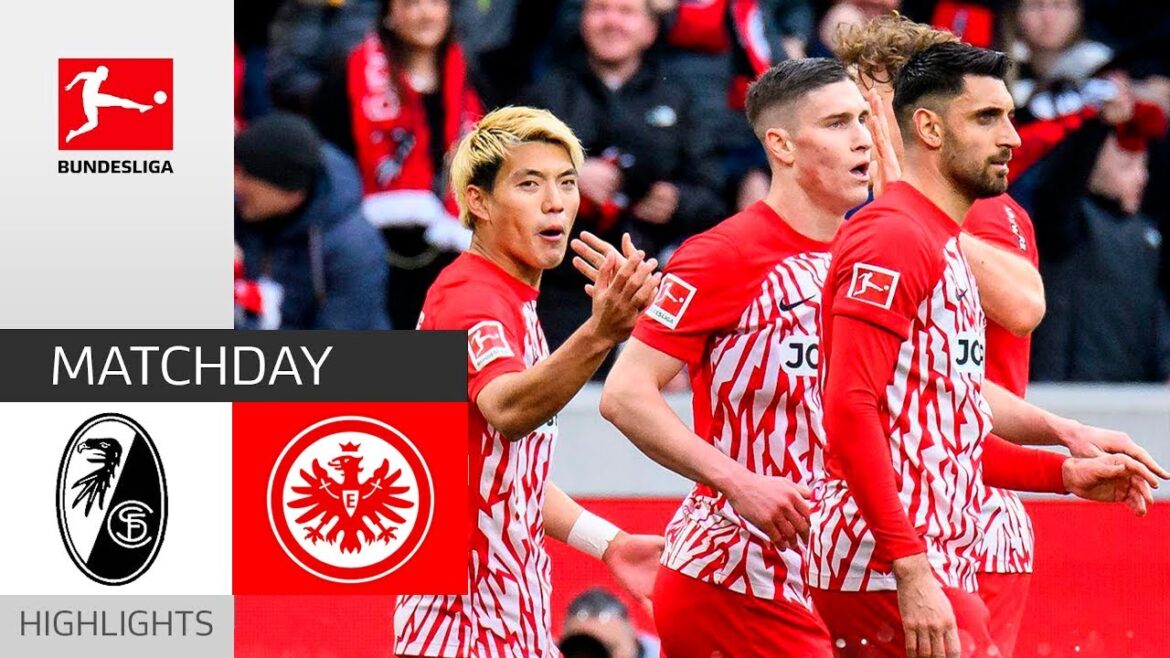 But de Ritsu Doan | Fribourg contre Francfort 3-3 Faits saillants élargis | Bundesliga 2023/24