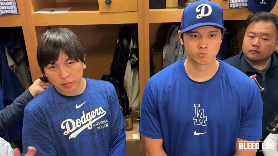 L'interview des Dodgers Shohei Ohtani discute de ses progrès alors qu'il se prépare pour la journée d'ouverture INTERVIEW COMPLÈTE