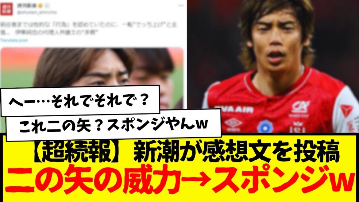 Shincho a finalement publié un message lié à Junya Ito sur le "X" officiel. Euh... le contenu est trop mince, mdr. Je commence à critiquer l'avocat Kato, mdr.