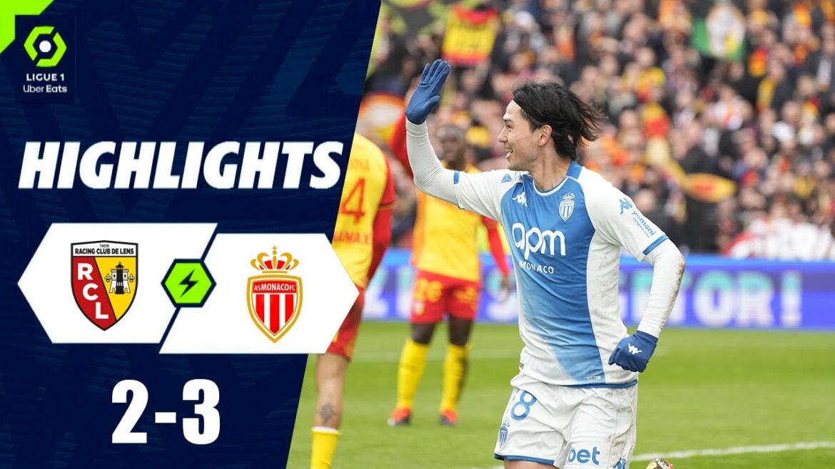 But de Takumi Minamino | Lens vs Monaco 2-3 Temps forts des prolongations | Ligue 1 2023/24