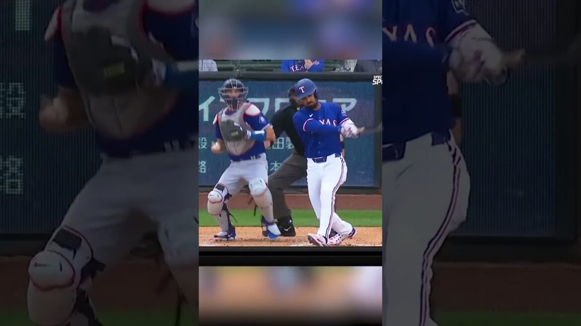 Premier frappeur affronté, premier retrait au bâton pour Yoshinobu Yamamoto.