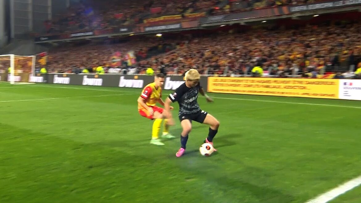 Voilà à quel point Ritsu Doan a joué contre Lens.