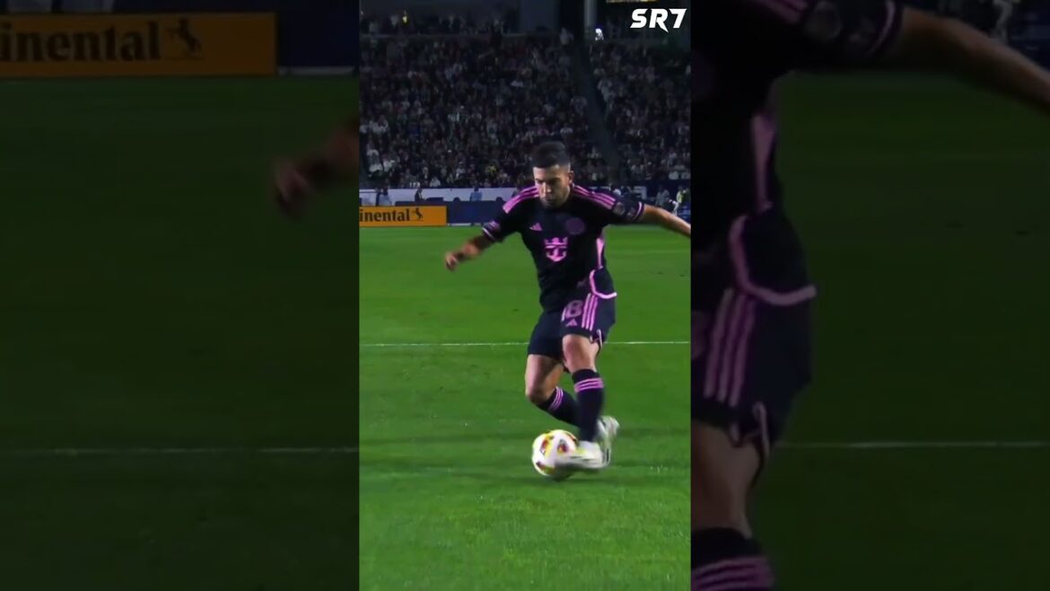 But de Jordi Alba x Leo Messi contre LA Galaxy