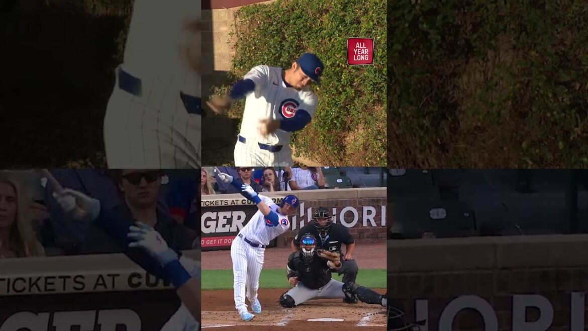 Seiya Suzuki imite la position de Ian Happ 😂