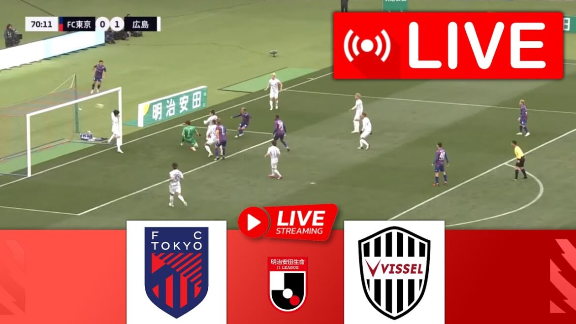 🔴FC Tokyo contre Vissel Kobe EN DIRECT |  Ligue J1 Meiji Yasuda 2024 |  Match en direct maintenant !