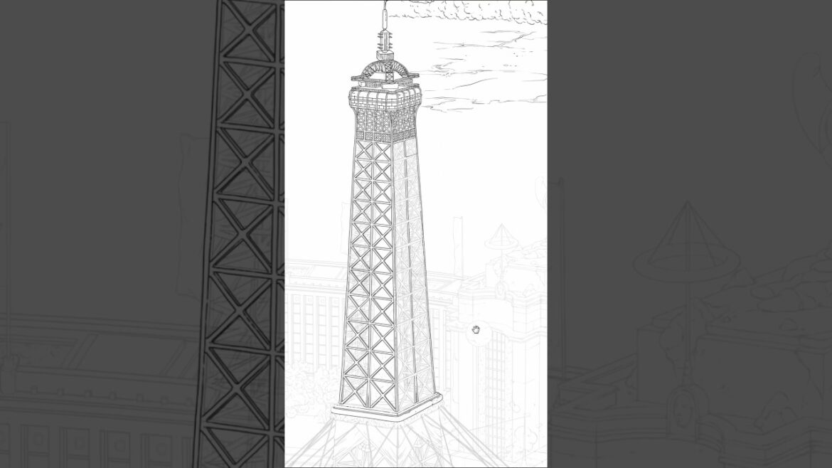 Tout est dans les détails 👀La tour Eiffel sur les Affiches Officielles de #Paris2024 !