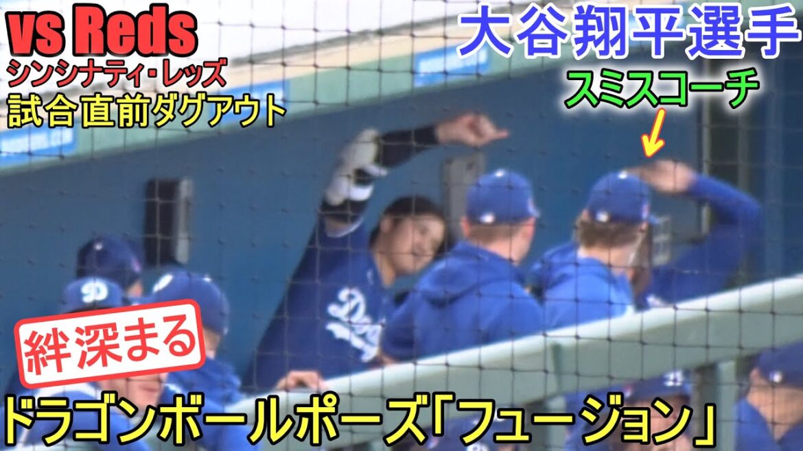 Dragon Ball Pose « Fusion »[Shohei Ohtani]Shohei Ohtani Spring Game vs Reds 2024