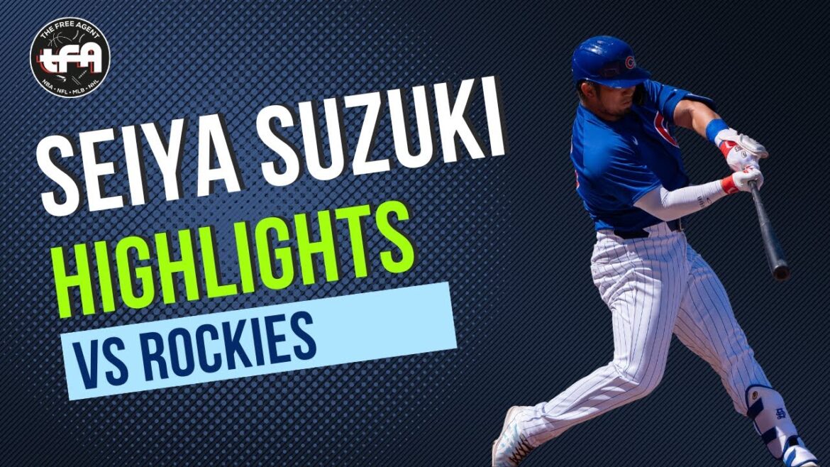 Seiya Suzuki : ses highlights contre les Rockies