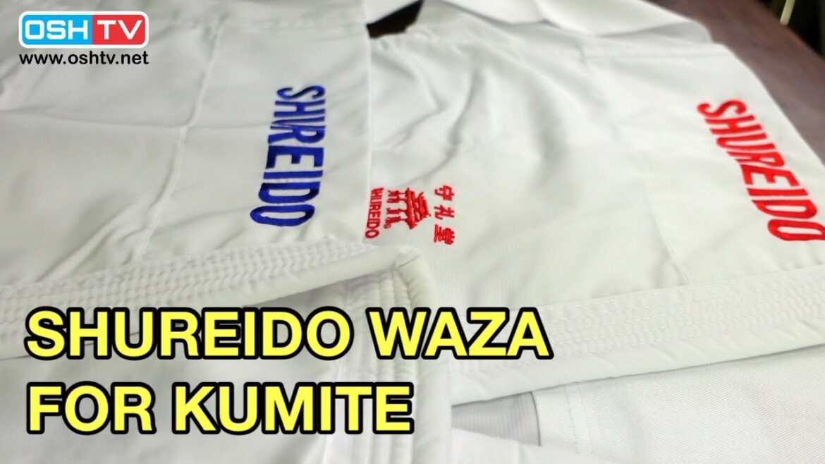 REVUE SHUREIDO WAZA pour KUMITE Rouge / Bleu / Uni