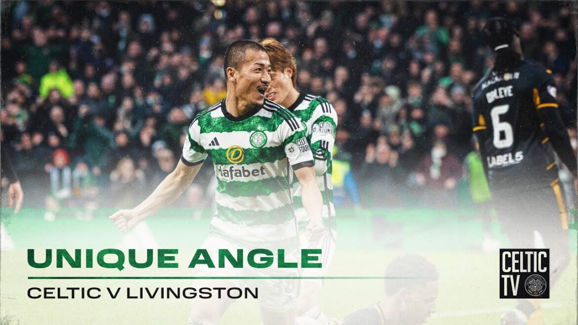 Angle unique |  Celtique 4-2 Livingston |  Le triplé de Daizen Maeda scelle la demi-finale de la Coupe d'Écosse pour les Celtes !