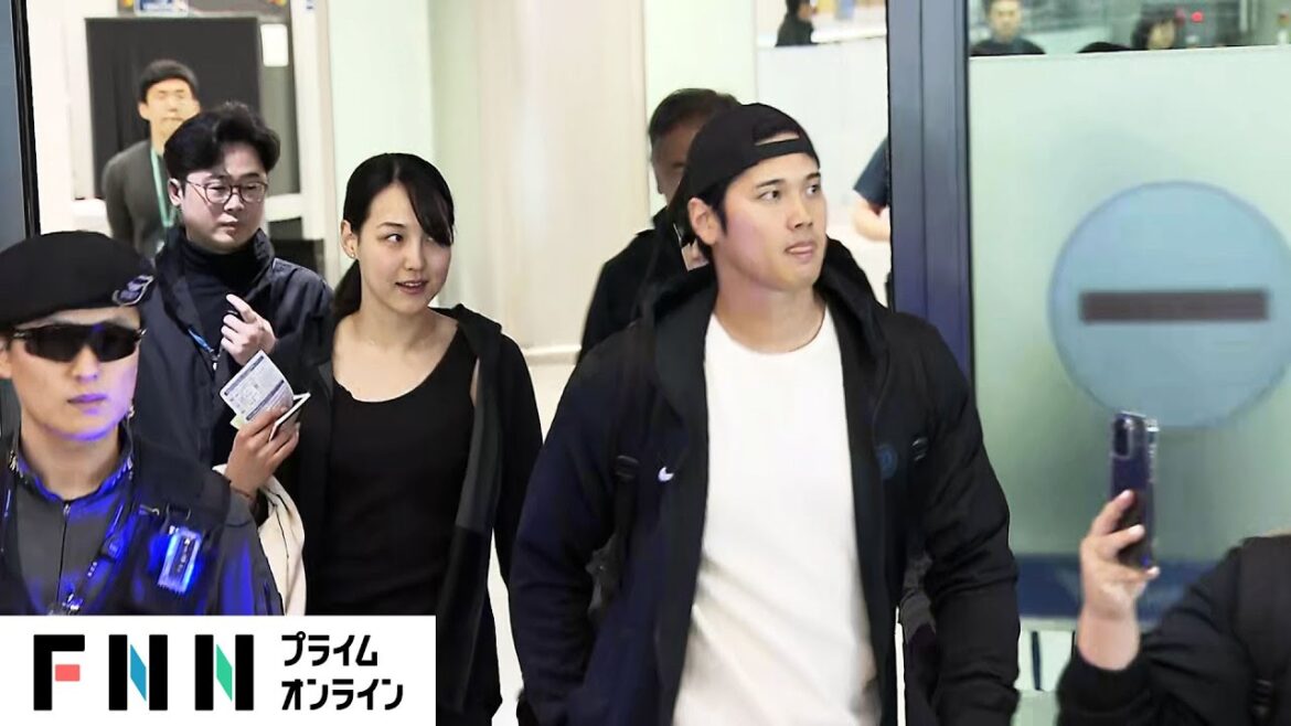 [Live]Shohei Otani arrive en Corée pour le match d'ouverture du major
