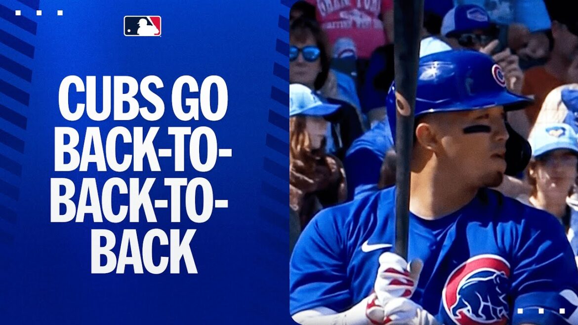 Les Cubs SMASH trois de suite !