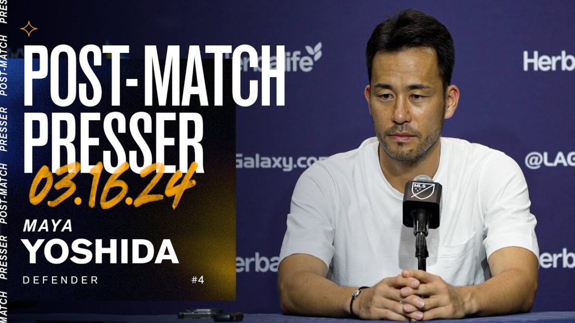 Maya Yoshida, presseuse d'après-match |  3.16.24