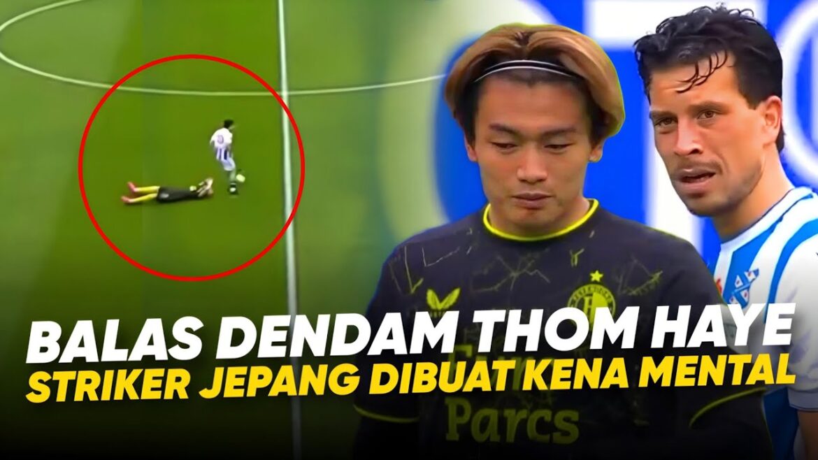 Vous souvenez-vous encore de cet attaquant japonais ?!  Réponse de Thom Haye à Ayase Ueda lors de Heerenveen vs Feyenoord
