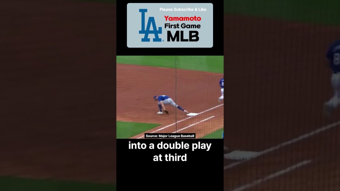 Yamamoto lance un lancer incroyable lors du match hors-concours des Dodgers