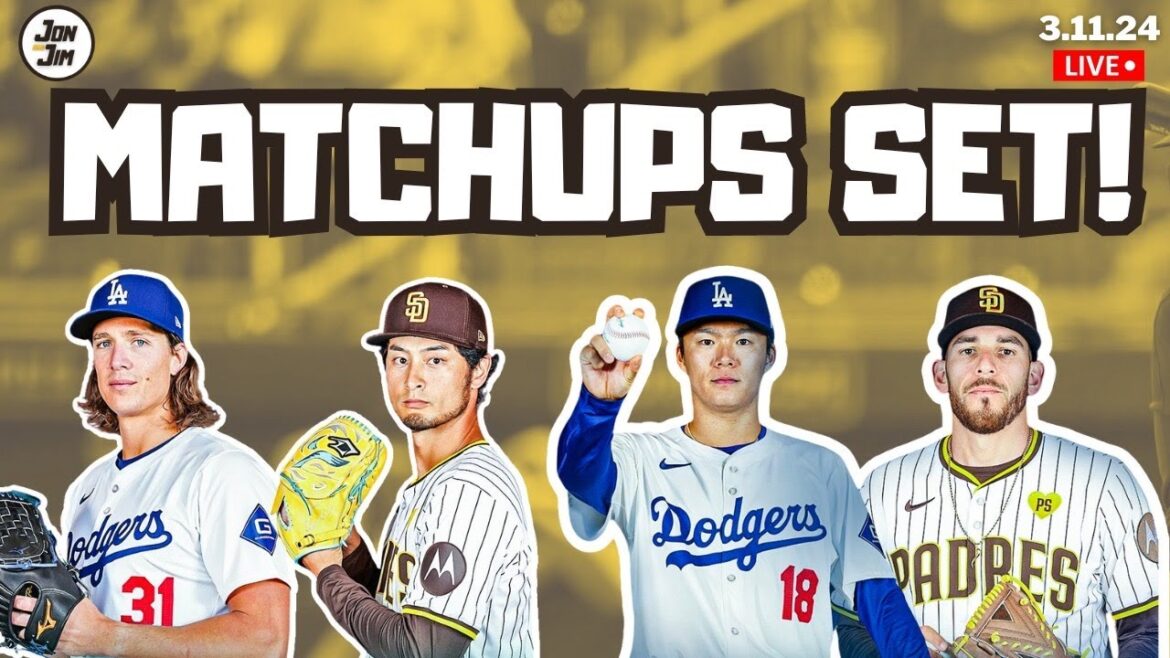 Les Padres nomment Yu Darvish comme titulaire de la journée d’ouverture contre les Dodgers et Tyler Glasnow !  3.11.24