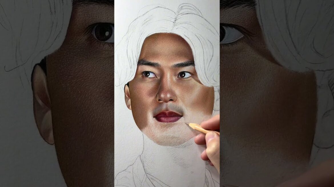 Un dessin de notre Samouraï Bleu, Takumi Minamino 🇯🇵✏️