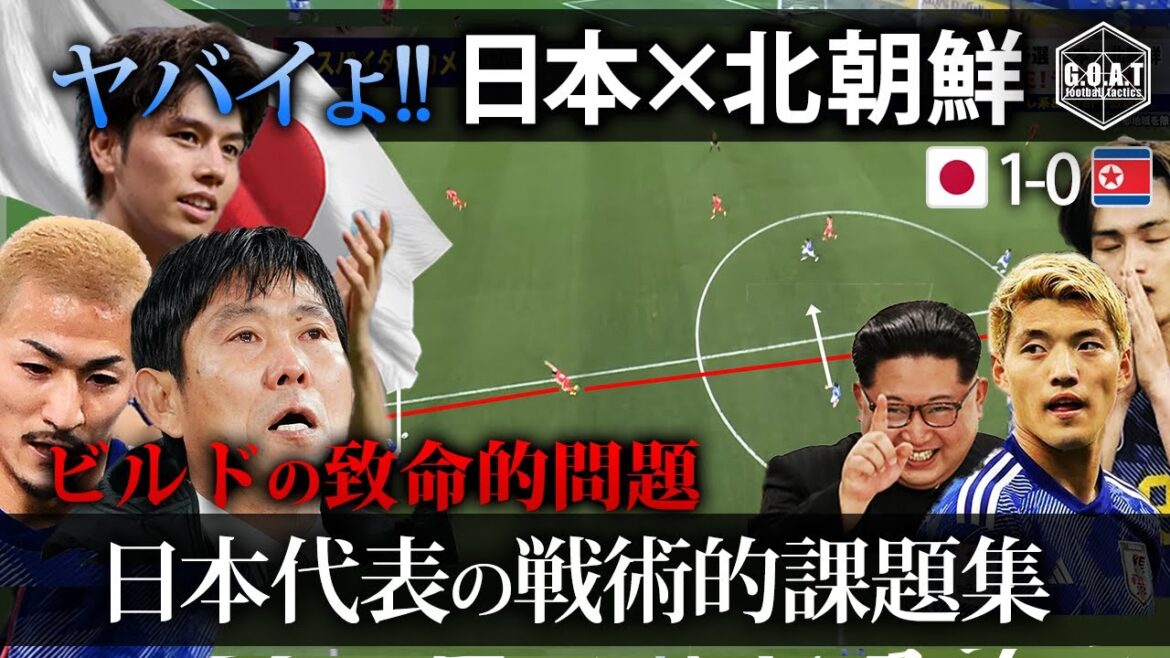 [Analyse tactique]Qualifications pour la Coupe du Monde Japon x Corée du Nord Moriyasu JAPON Résumé des problèmes tactiques Explication approfondie !  !