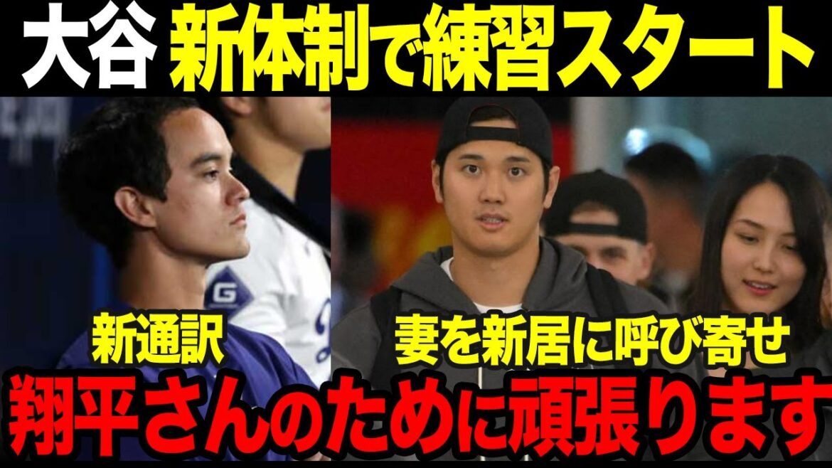 [Shohei Otani]L'entraînement des Dodgers commence après son retour en Corée. Cela commence avec un nouvel interprète et une épouse (Mamiko Tanaka) invitées dans la nouvelle maison ![Réaction à l'étranger]