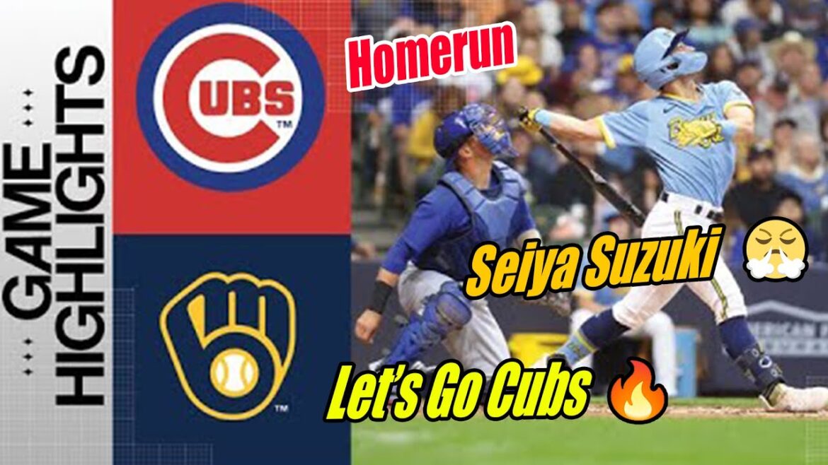 Courses des Cubs de Chicago contre les Brewers de Milwaukee [Seiya Suzuki HomeRun] Retour |  Cubs de Chicago, c'est parti
