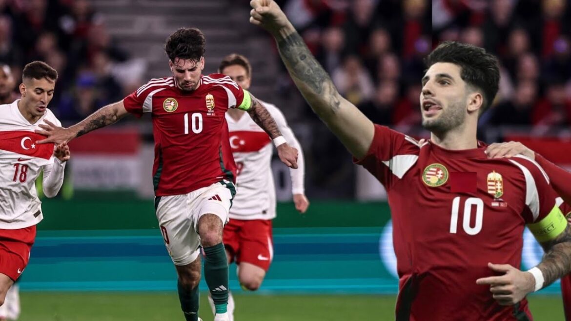 Dominik Szoboszlai Hongrie vs Turquie 2024 (à domicile)