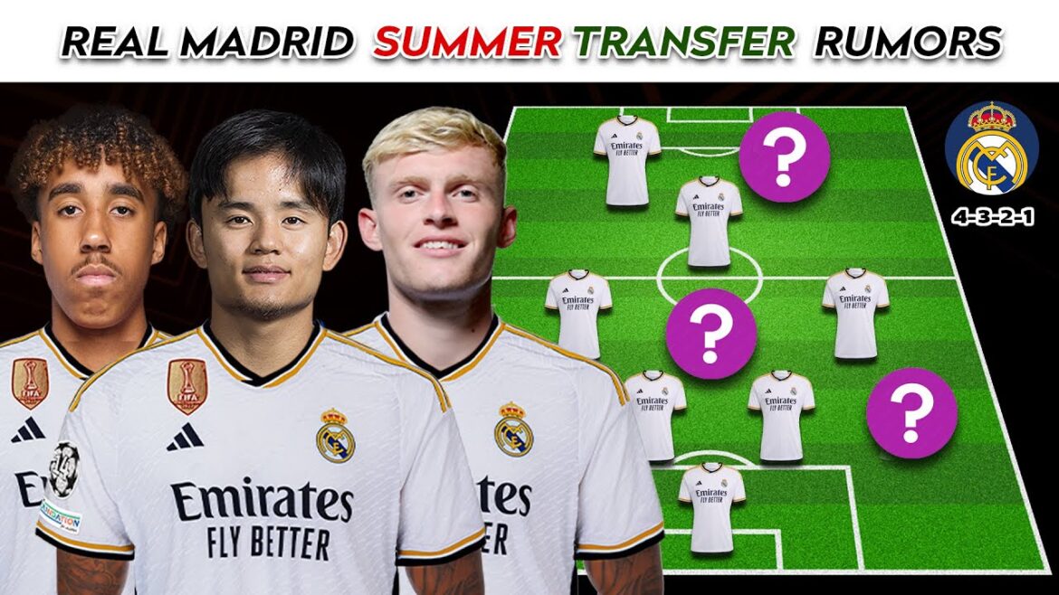 🚨 Actualités des transferts du Real Madrid ~ Transferts et rumeurs confirmés pour l'été 😱🔥 Avec Take Kubo