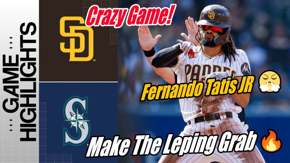 Marins contre Padres[Fernando Tatis JR] Faites les points forts de Leping Grab aujourd'hui |  Padres, allez-y !