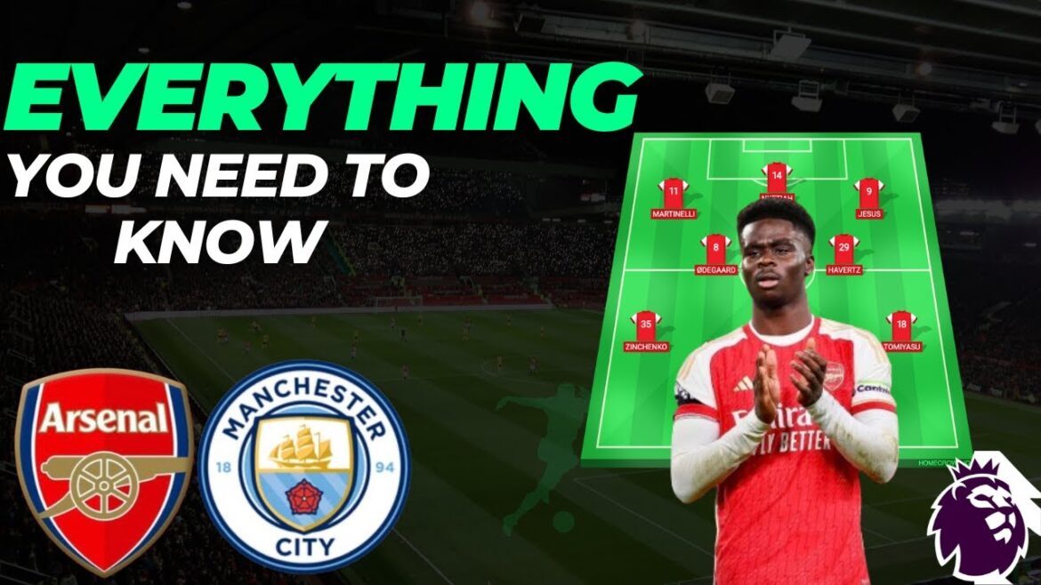 Tout ce que vous devez savoir avant Arsenal contre Manchester City Tout ce que vous devez savoir avant Arsenal contre Manchester City