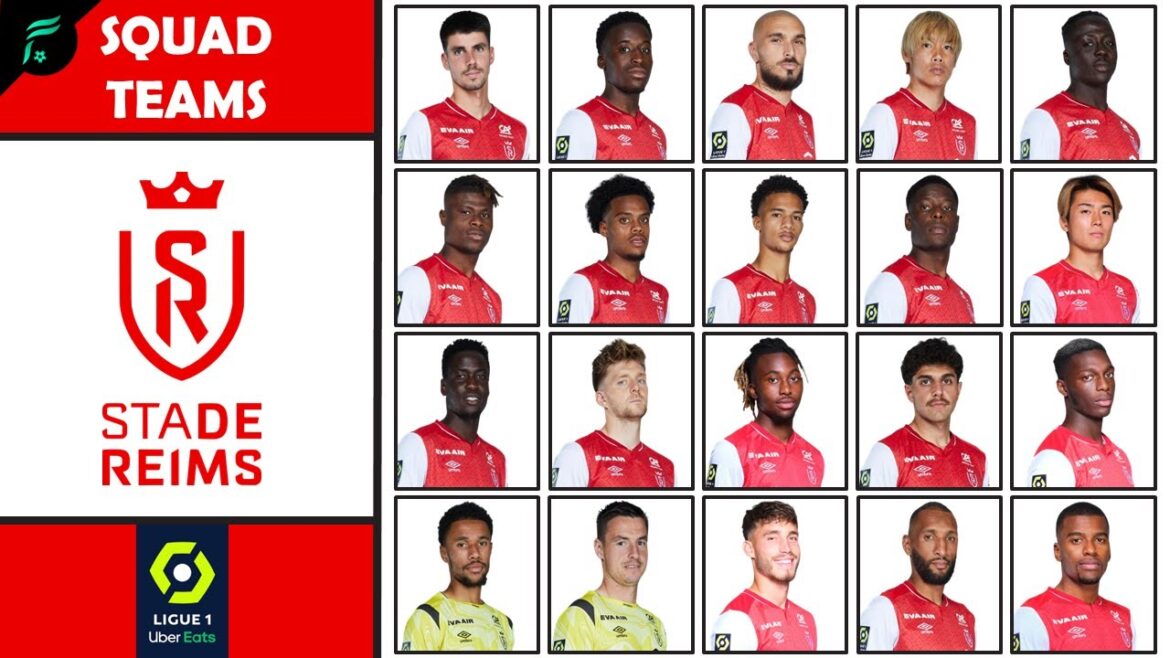 STADE DE REIMS 🔴⚪ EQUIPES pour la Ligue 1 Saisons 2023/2024 |  Équipe de football des FAN