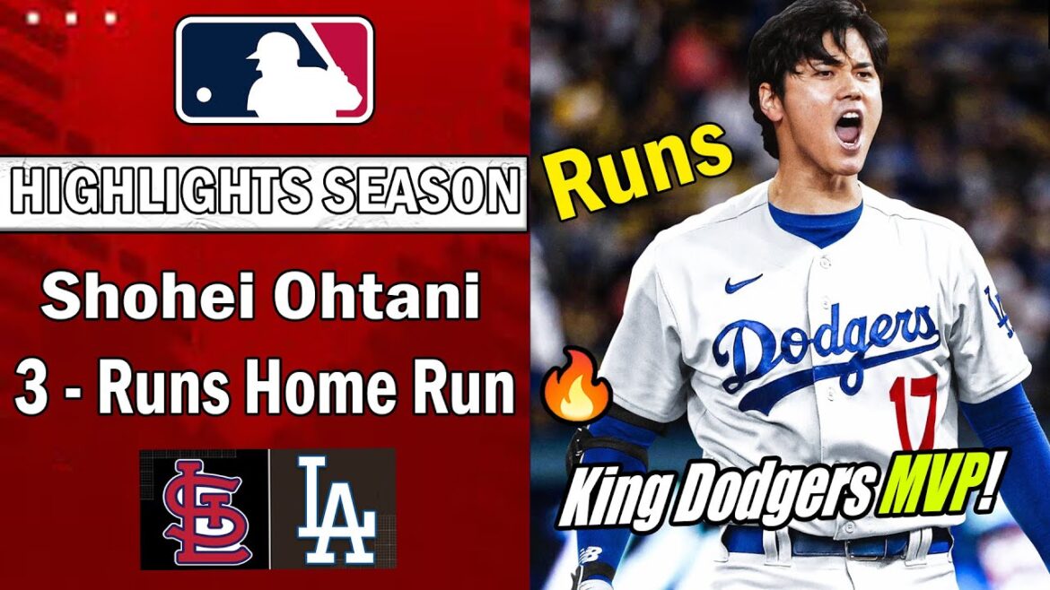 Dodgers contre cardinaux [Highlights Today] Shohei Ohtani 3 - Coups de circuit |  Faits saillants de la MLB
