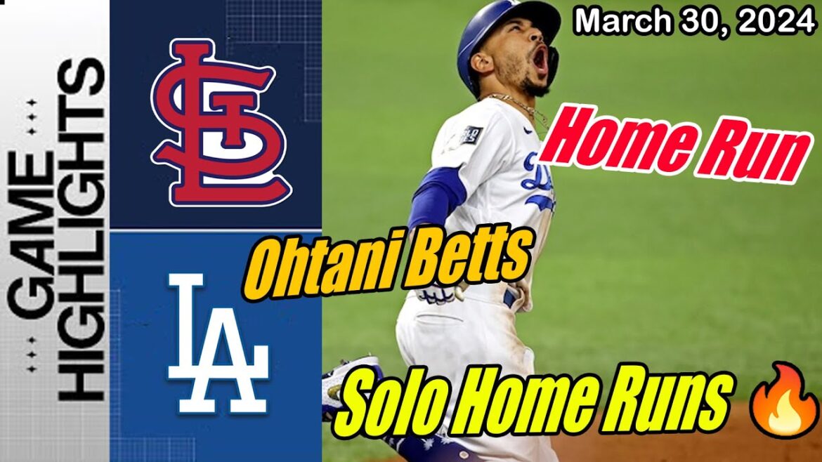 Dodgers de Los Angeles contre Cardinals de Saint-Louis [Highlights Today] Shohei Ohtani Homerun |  Faits saillants de la MLB