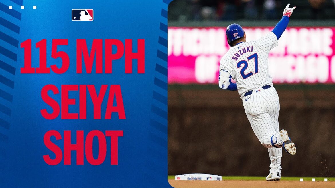 Seiya Suzuki DÉTRUIT son premier home run de 2024 !!