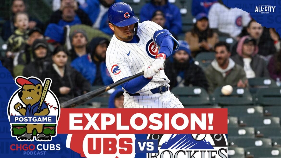 Seiya Suzuki ENFLAMME l'offensive des Cubs de Chicago lors d'une 3e victoire consécutive |  Podcast CHGO Cubs APRÈS LE JEU