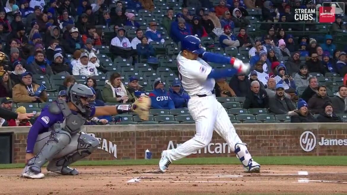 Le premier home run de Seiya Suzuki en 2024