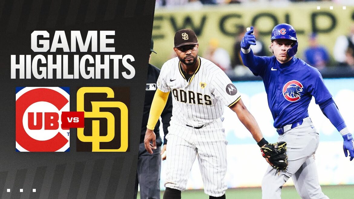 Faits saillants du match Cubs contre Padres (08/04/24) | Faits saillants de la MLB Faits saillants du match Cubs contre Padres (08/04/24) | Faits saillants de la MLB