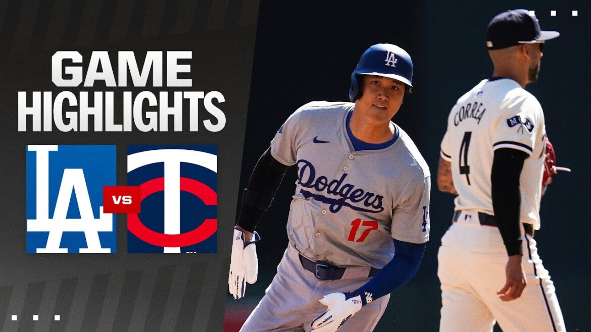Faits saillants du match Dodgers contre Twins (10/04/24) |  Faits saillants de la MLB