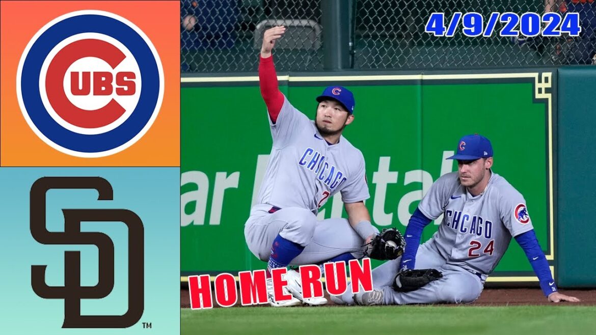 Cubs de Chicago contre Padres de San Diego FAITS SAILLANTS DU JEU 09 avril 2024 |  Saison MLB 2024 |  Faits saillants de la MLB