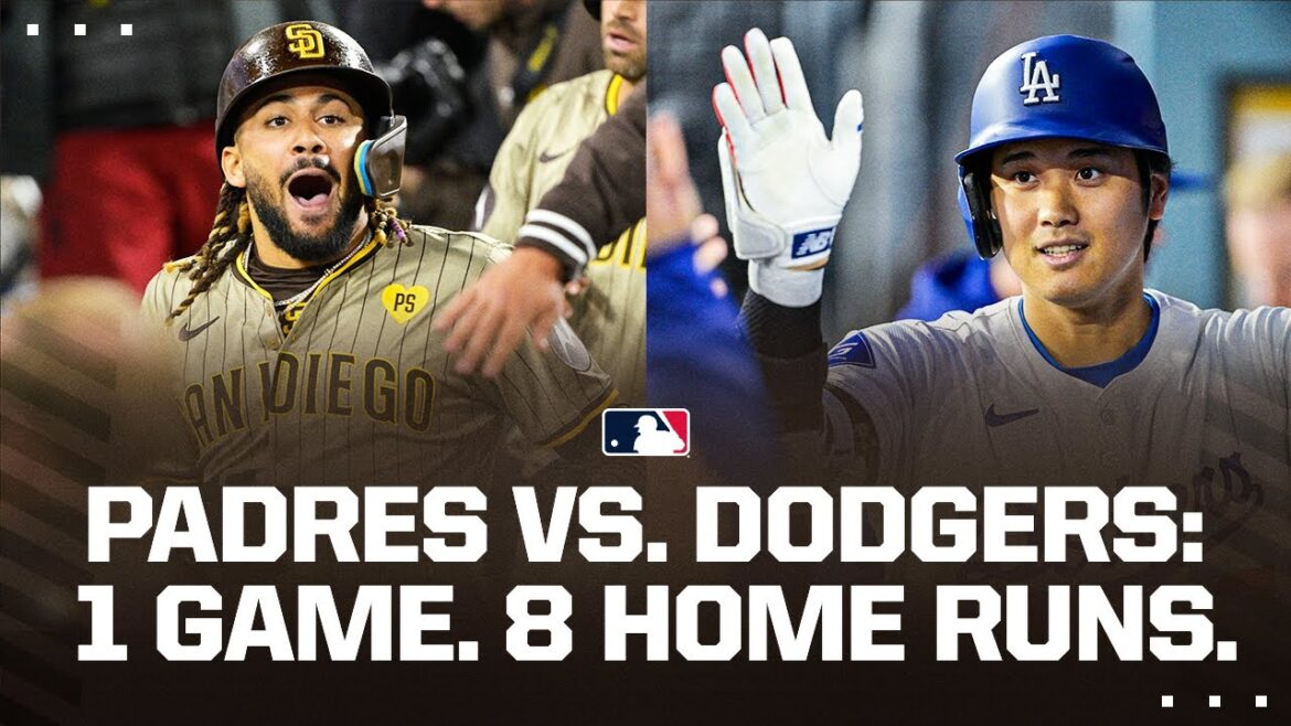 Padres contre Dodgers : 8 HOME RUNS EN UN MATCH 🤯